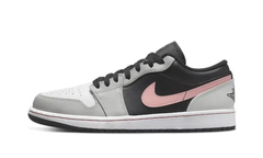 Air Jordan 1 Low Black Grey Pink