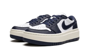 Air Jordan 1 Low Elevate White Midnight Navy Sail