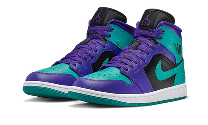 Air Jordan 1 Mid Black Grape