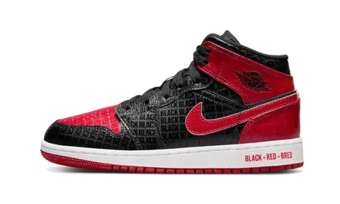 Air Jordan 1 Mid Bred Texte