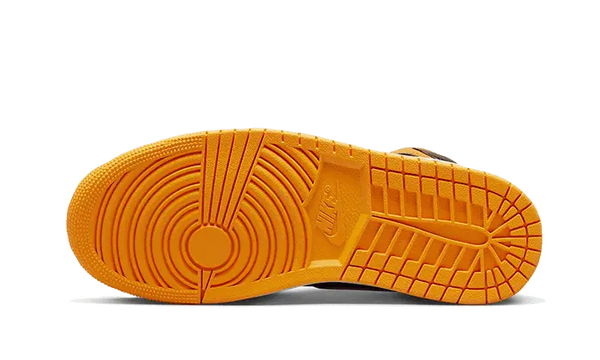 Air Jordan 1 Mid Fat Tongue Black Orange