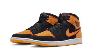 Air Jordan 1 Mid Fat Tongue Black Orange