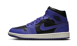 Air Jordan 1 Mid Purple Black