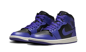 Air Jordan 1 Mid Purple Black