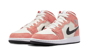 Air Jordan 1 Mid SE Orange Suede