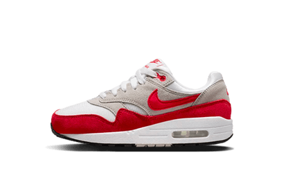 Air Max 1 White University Red (enfant)