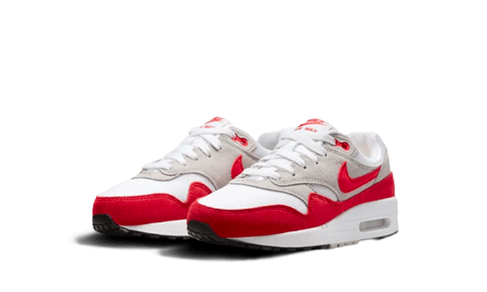 Air Max 1 White University Red (enfant)