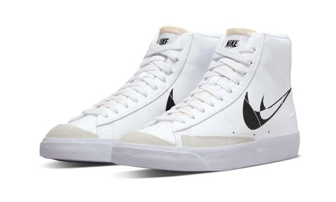 Blazer Mid '77 Double Négatif Blanc Noir