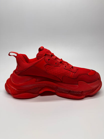 Balenciaga Triple S clear sole red SECOND HAND - Blckthemall s.r.l.s.