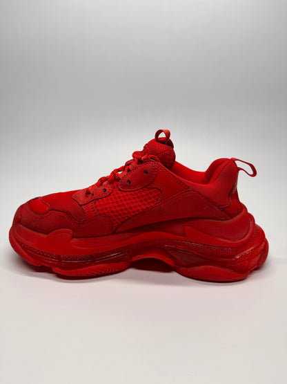 Balenciaga Triple S clear sole red SECOND HAND - Blckthemall s.r.l.s.