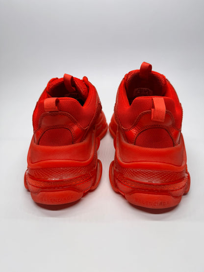 Balenciaga Triple S clear sole red SECOND HAND - Blckthemall s.r.l.s.