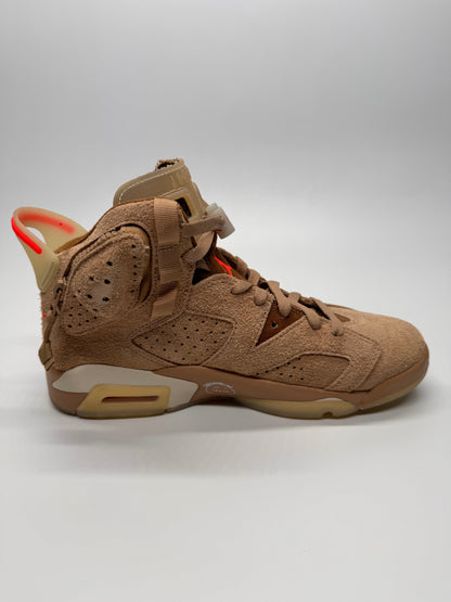 Air Jordan 6 Retro Travis Scott british khaki SECOND HAND - Blckthemall s.r.l.s.