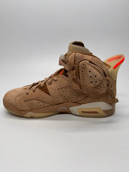 Air Jordan 6 Retro Travis Scott british khaki SECOND HAND - Blckthemall s.r.l.s.