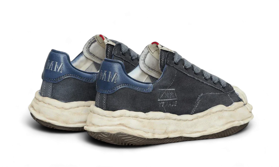 maison-mihara-yasuhiro-blakey-og-sole-over-dyed-canvas-low-navy