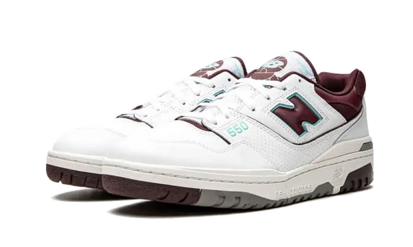 New Balance 550 Burgundy Cyan