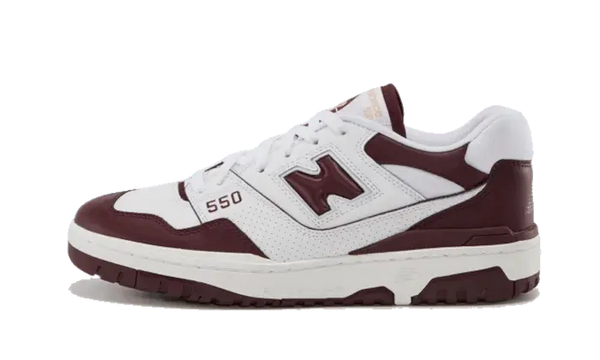 New Balance 550 White Burgundy 2.0