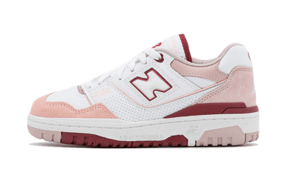 New Balance 550 White Scarlet Pink