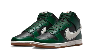 Dunk High Chenille Swoosh Black Green