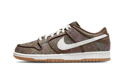 SB Dunk Low Paisley Brown