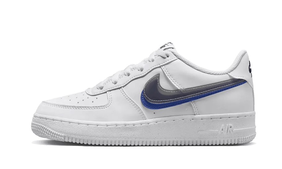 Nike Air Force 1 Low Impact Next Nature Double Swoosh White Black Blue