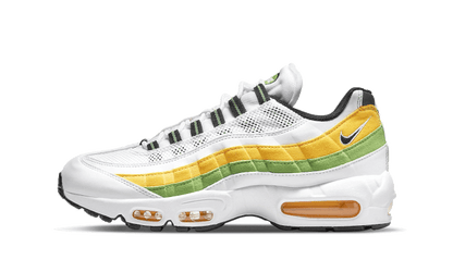 Air Max 95 Essential White Green Apple Tour Yellow