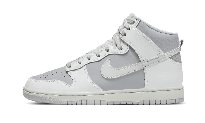 Dunk High Retro Gris Blanco