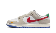 Dunk Low Light Iron Ore Red Blue