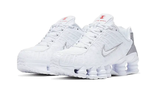 Nike Shox TL White Metallic Silver Max Orange (W)