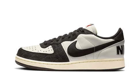 Terminator Low Croc Velvet Brown