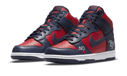 SB Dunk High Supreme By Any Means Navy SKU : DN3741-002