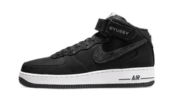 Air Force 1 Mid Stussy Tout Noir