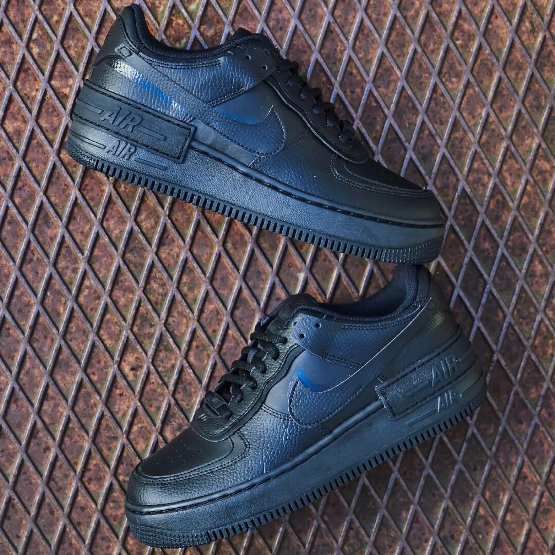 Nike Air Force 1 Shadow Triple Black