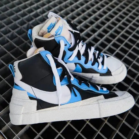 Blazer Mid Sacai White Black Legend Blue Nike