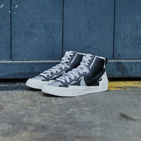 Blazer Mid Sacai Noir Gris