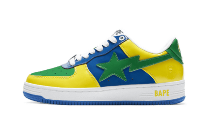 A Bathing Ape Bape Sta Low Blue Yellow