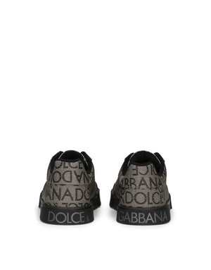 PORTOFINO SNEAKERS IN COATED JACQUARD LOGO