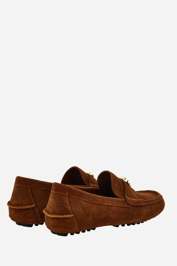 La Medusa Drivers In Suede-Enamel Hw