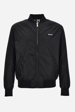 Blouson In Nylon Fabric Combo-Allover Chain Print