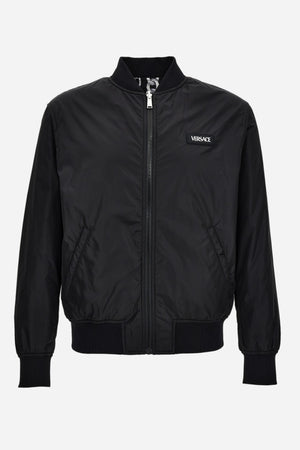 Blouson In Nylon Fabric Combo-Allover Chain Print