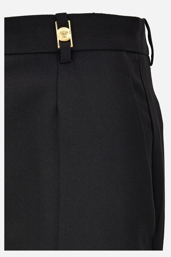 Informal Pant In Stretch Wool Fabric
