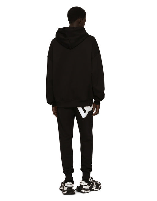 JERSEY HOODIE WITH DG PRINT