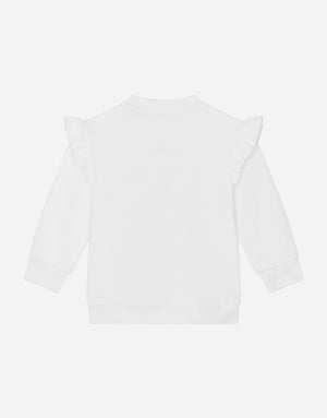 ROUND-NECK SWEATSHIRT WITH CARRETTO EMBROIDERY
