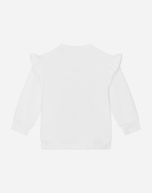 ROUND-NECK SWEATSHIRT WITH CARRETTO EMBROIDERY