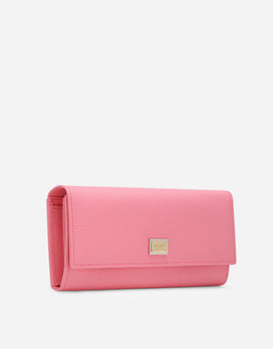 DAUPHINE CALFSKIN WALLET WITH BRANDED TAG