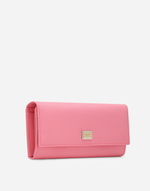 DAUPHINE CALFSKIN WALLET WITH BRANDED TAG