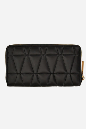 Medusa 95 Zip Around Wallet In Quilted Lamb Leather