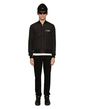 NYLON JACKET WITH DGVIB3 PRINT