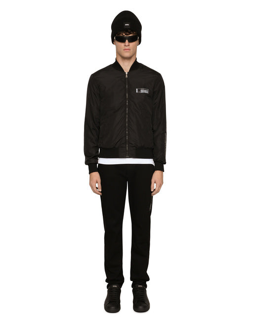 NYLON JACKET WITH DGVIB3 PRINT