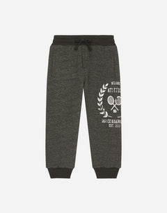 MELANGE JERSEY JOGGING PANTS