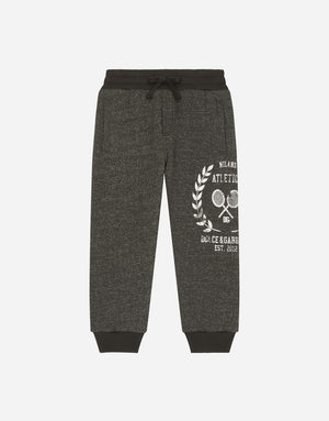 MELANGE JERSEY JOGGING PANTS